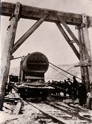 Yard No. 647, Baikal. Cylindrical Boiler for the Ice-Breaking Train Ferry Steamer Baikal